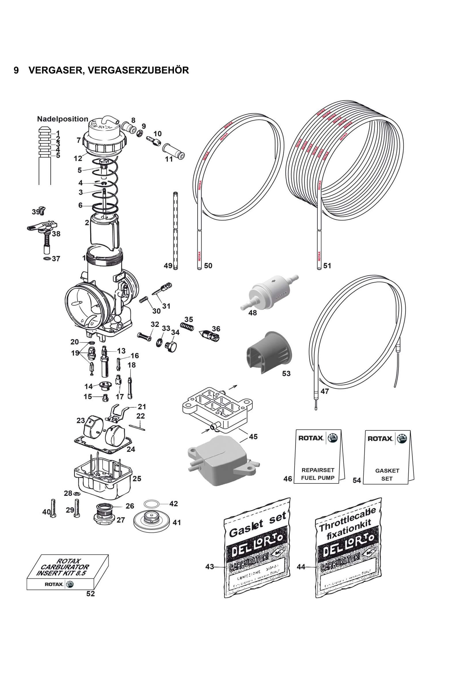 9  VERGASER, VERGASERZUBEHÖR