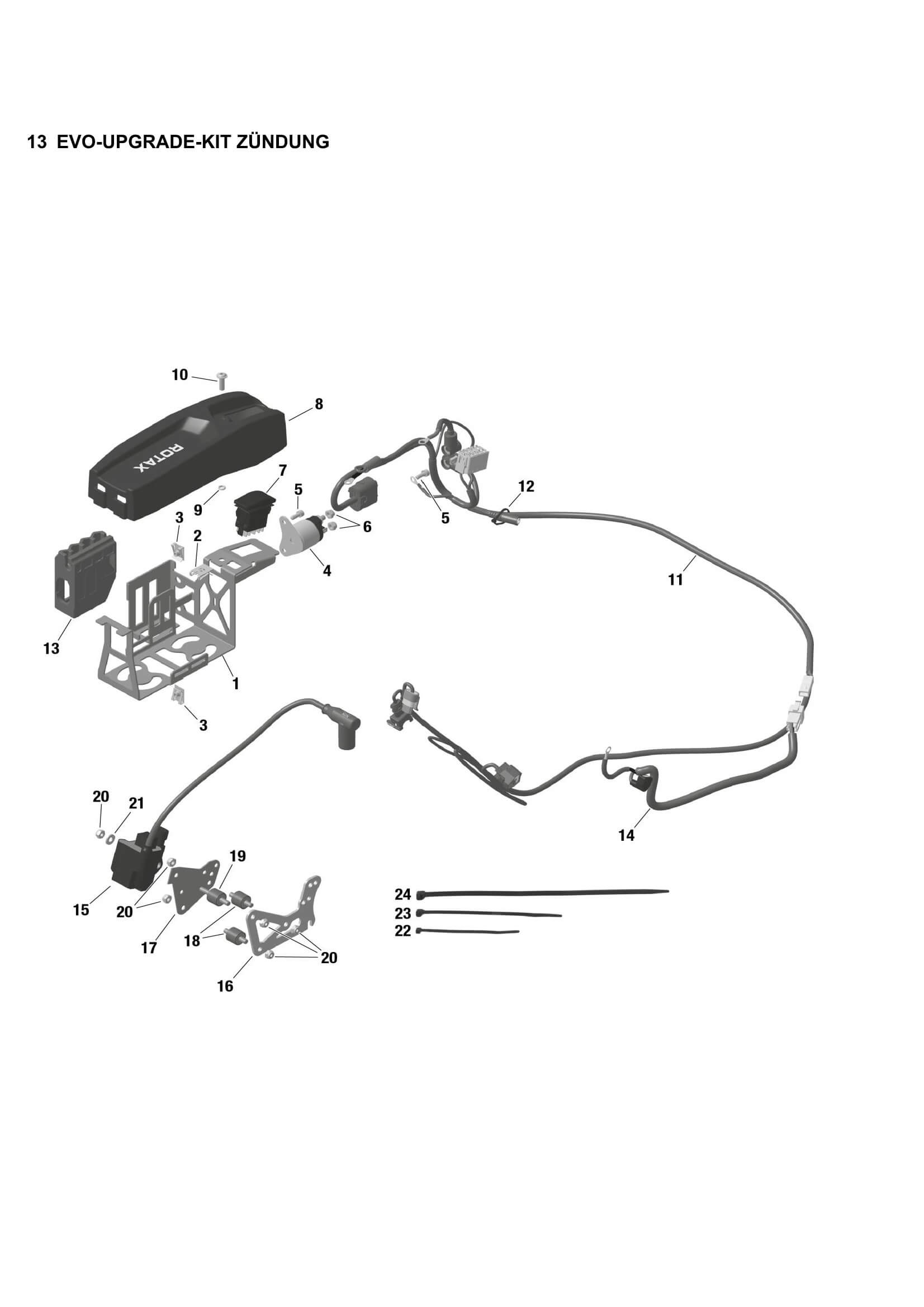13 EVO-UPGRADE-KIT ZÜNDUNG