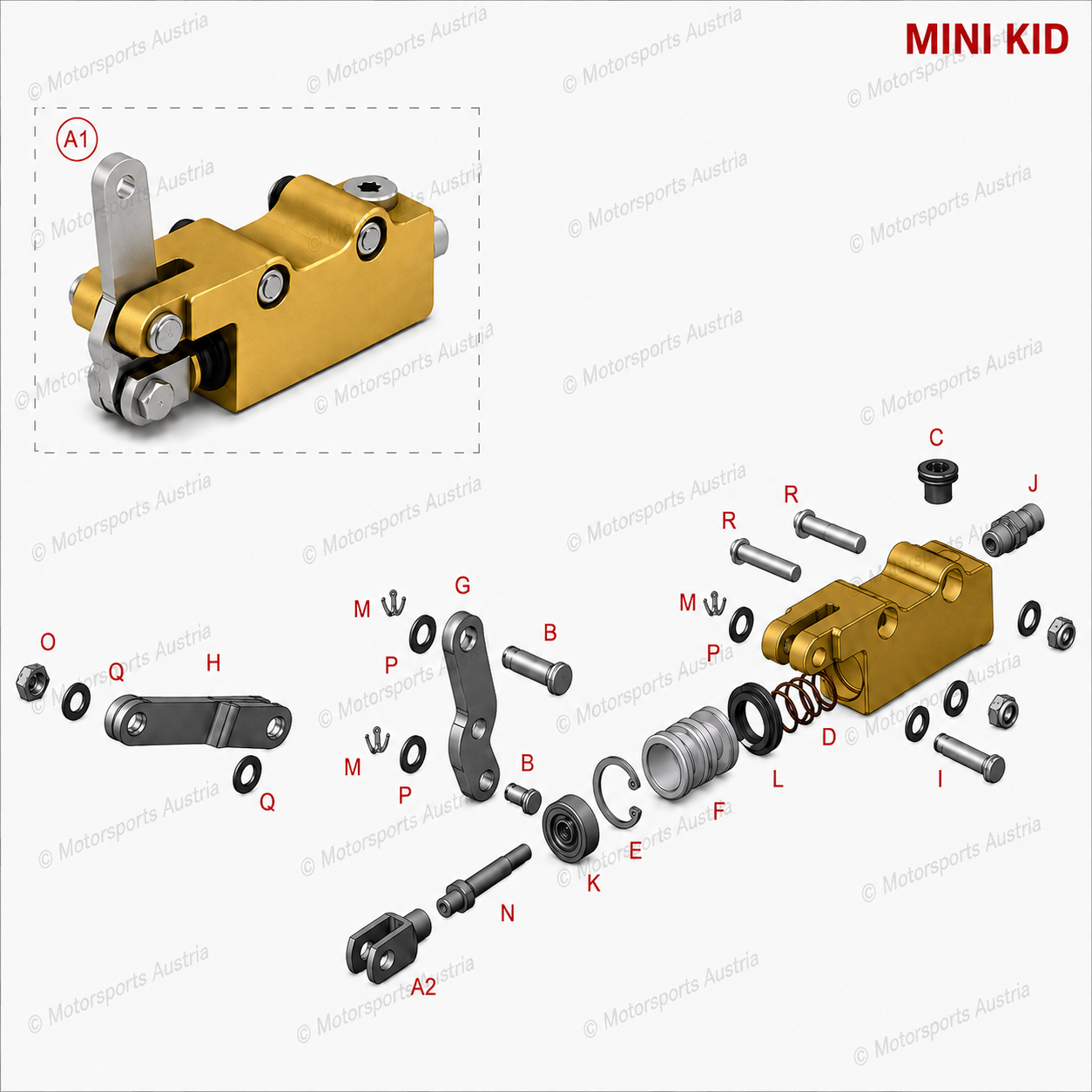 Hauptbremszylinder Minikit