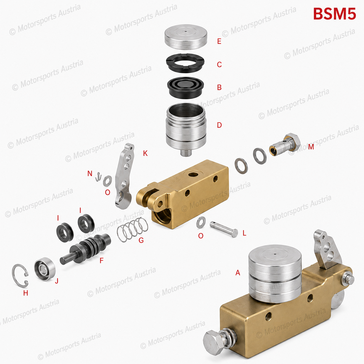 Hauptbremszylinder BSM5