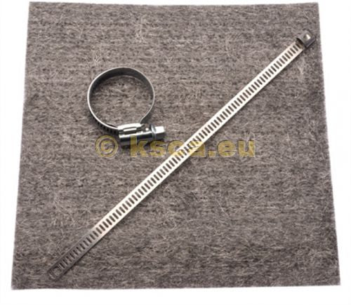 Rotax Dämpfermatte Stahl mit Bandklammer