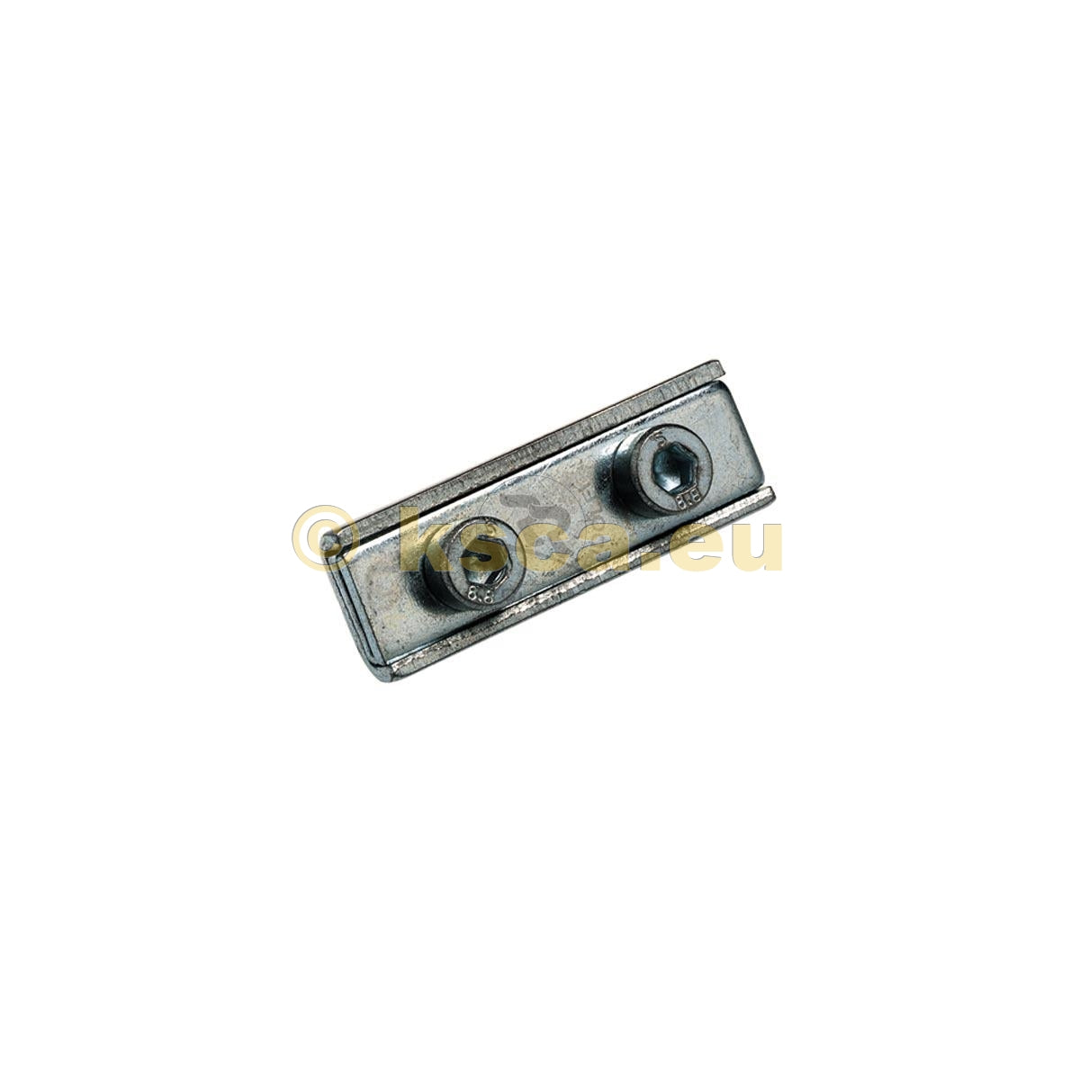 Seilklemme mit 2 Schrauben flach 1,9x1,2cm