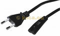 Euro Netzkabel 1,5M schwarz