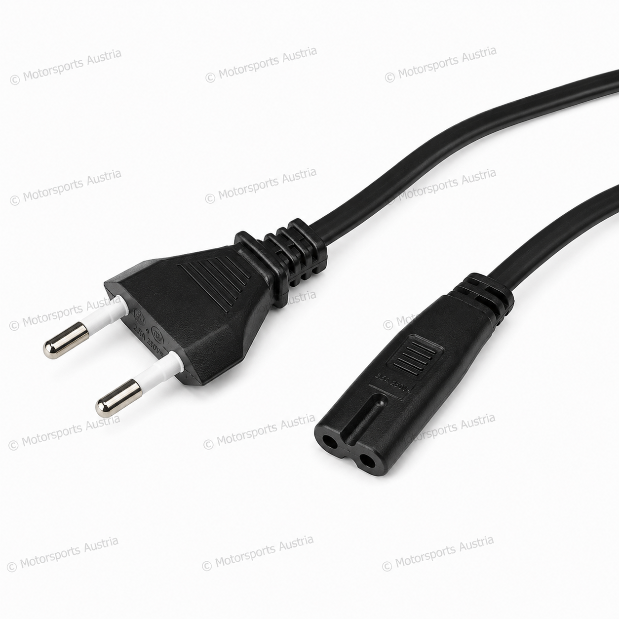 Euro Netzkabel 1,5M schwarz