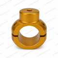 Klemme ALU D32mm gold