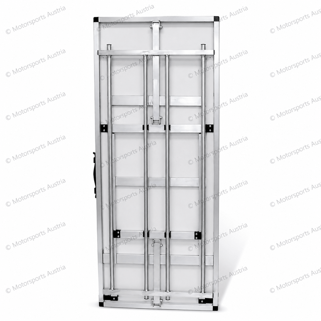 Aluminium Werktisch mit Reifenregal Stone
