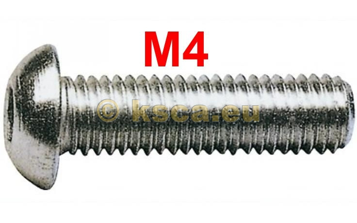 Linsenkopf Schraube M4 10.9 x 16mm