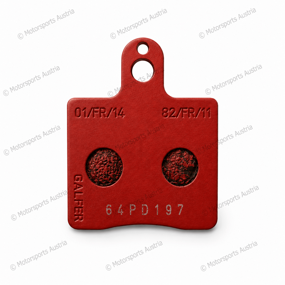 CRG Bremsbelag VEN05/V09,10, 11 vorne rot (2Stk)