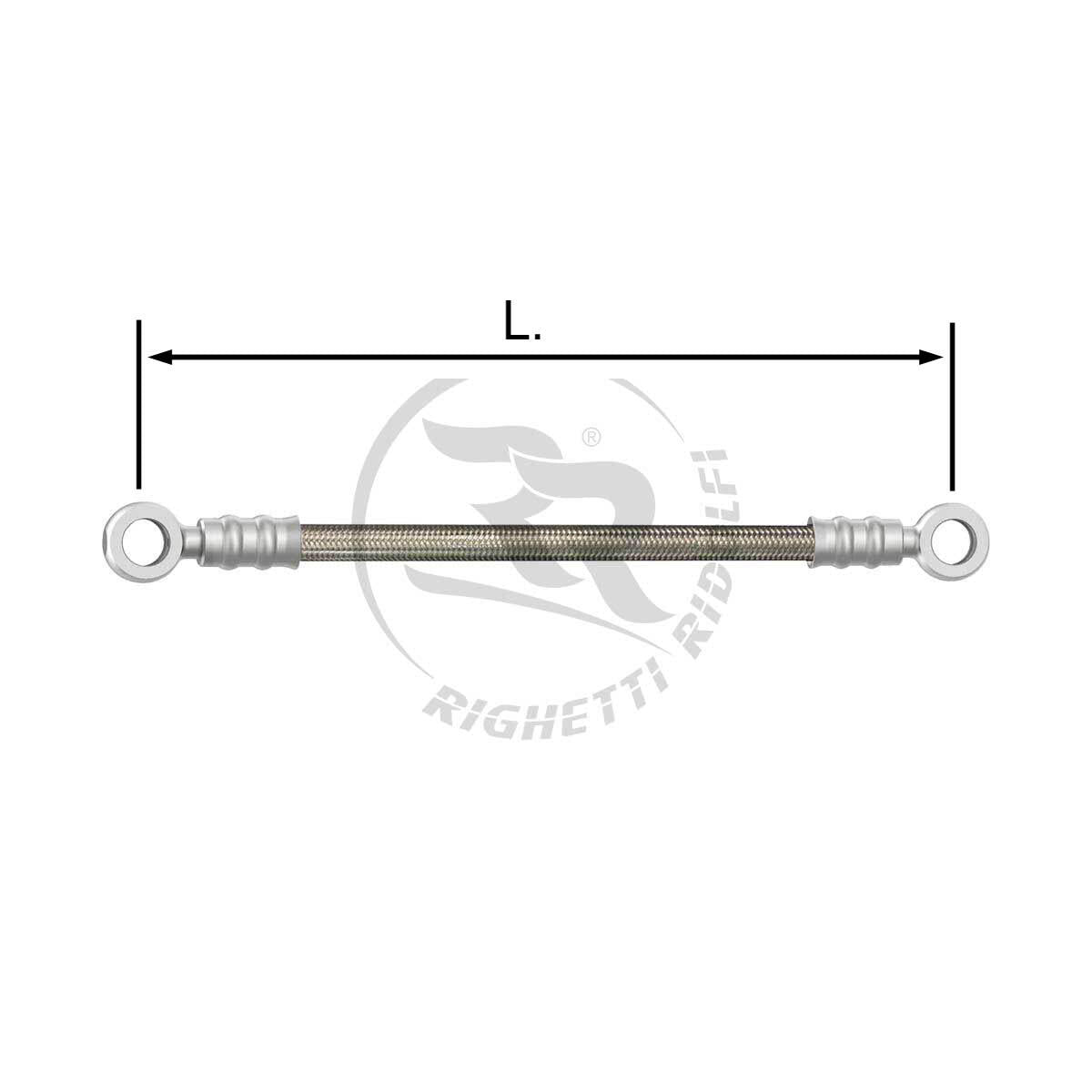 Bremsleitung 8mm O/O 72cm lang