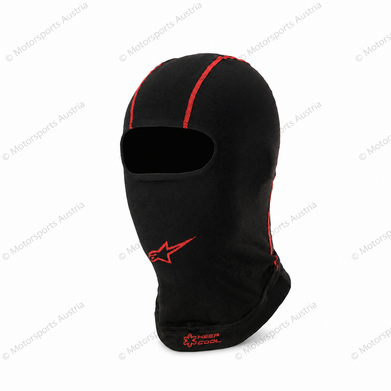 Alpinestars KX Balaclava Sturmhaube schwarz/rot