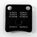 KR Bremsbelag KZ/DD2/MINI schwarz SET 2Stk