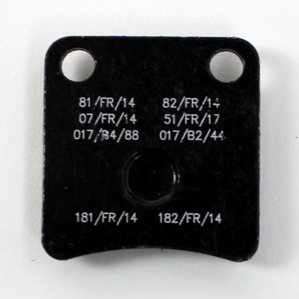 KR Bremsbelag KZ/DD2/MINI schwarz SET 2Stk