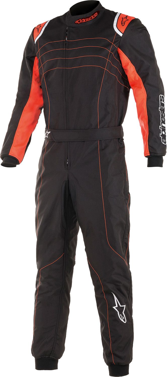 2026 KMX-9 V3 S Kart Rennanzug schwarz/rot fl. KIND