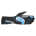 2026 Tech-1 KX V4 Handschuhe schwarz/blau Homologiert FIA 8877-2022