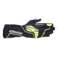 2025 Tech-1 KX V4 Handschuhe grau/schwarz/gelb fl Homologiert FIA 8877-2022