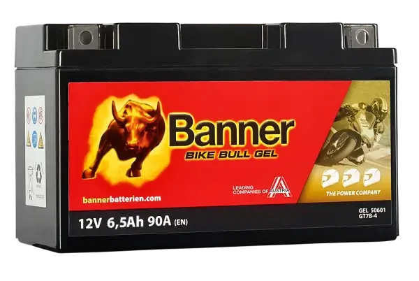 Batterie 12V-7h Banner Gel BGT7B-4 auch für Rotax!