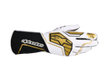 2026 Tech-1 KX V4 Handschuhe weiß/gold/schwarz Homologiert FIA 8877-2022