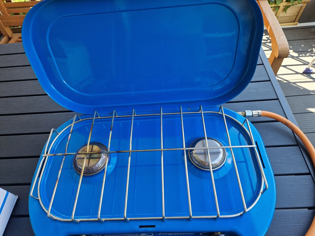 Camping Kocher GAS 2 flammig NEU inkl. Anschluss
