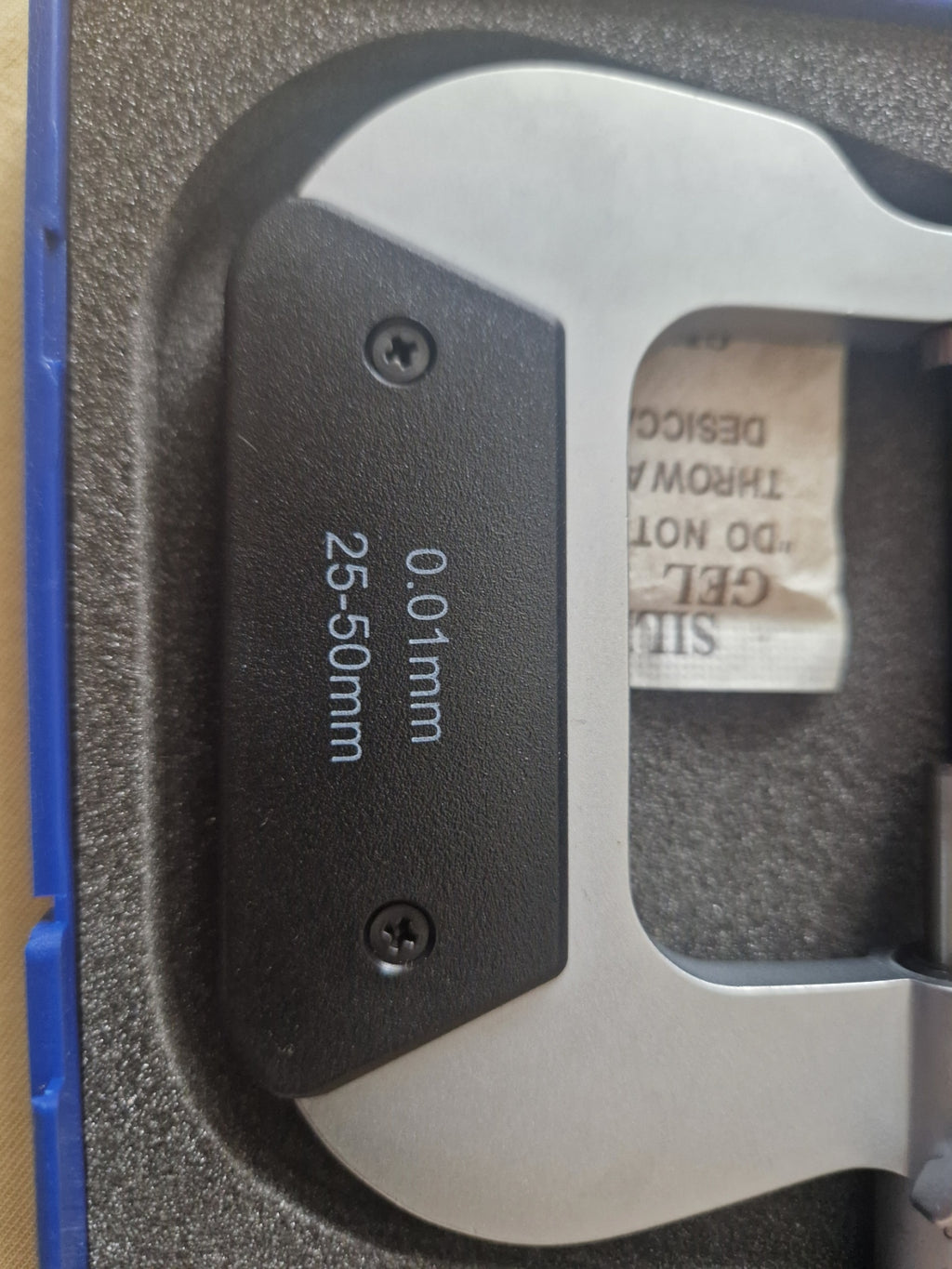 Elmag Präzisionsbügelmessschraube 25-50mm komplettes SET Kolben messen!
