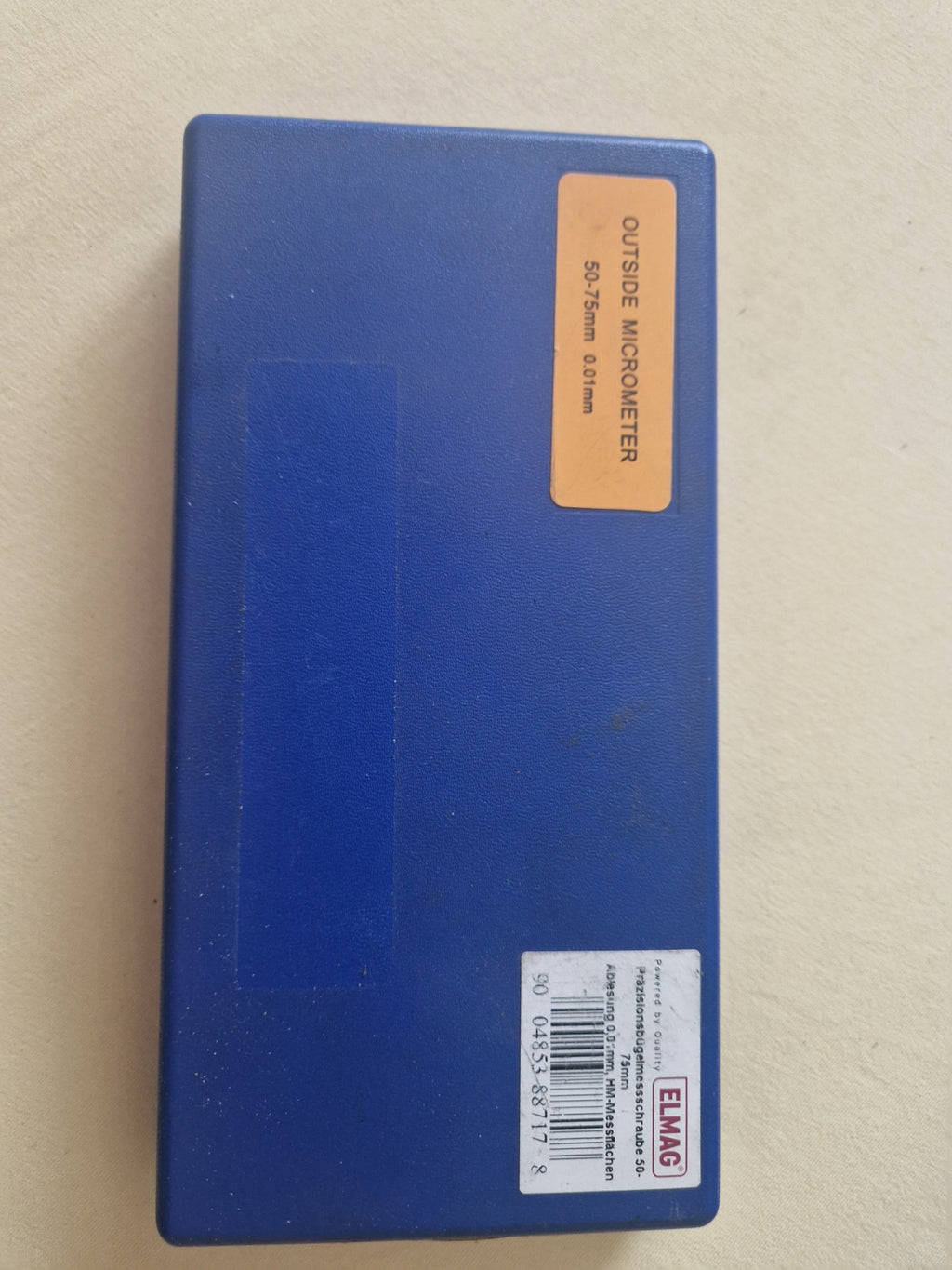 Elmag Präzisionsbügelmessschraube 50-75mm komplettes SET Kolben messen!