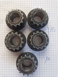 4x 13er und 1x 14er original Rotax Kettenrad Motorritzel im SET gebraucht