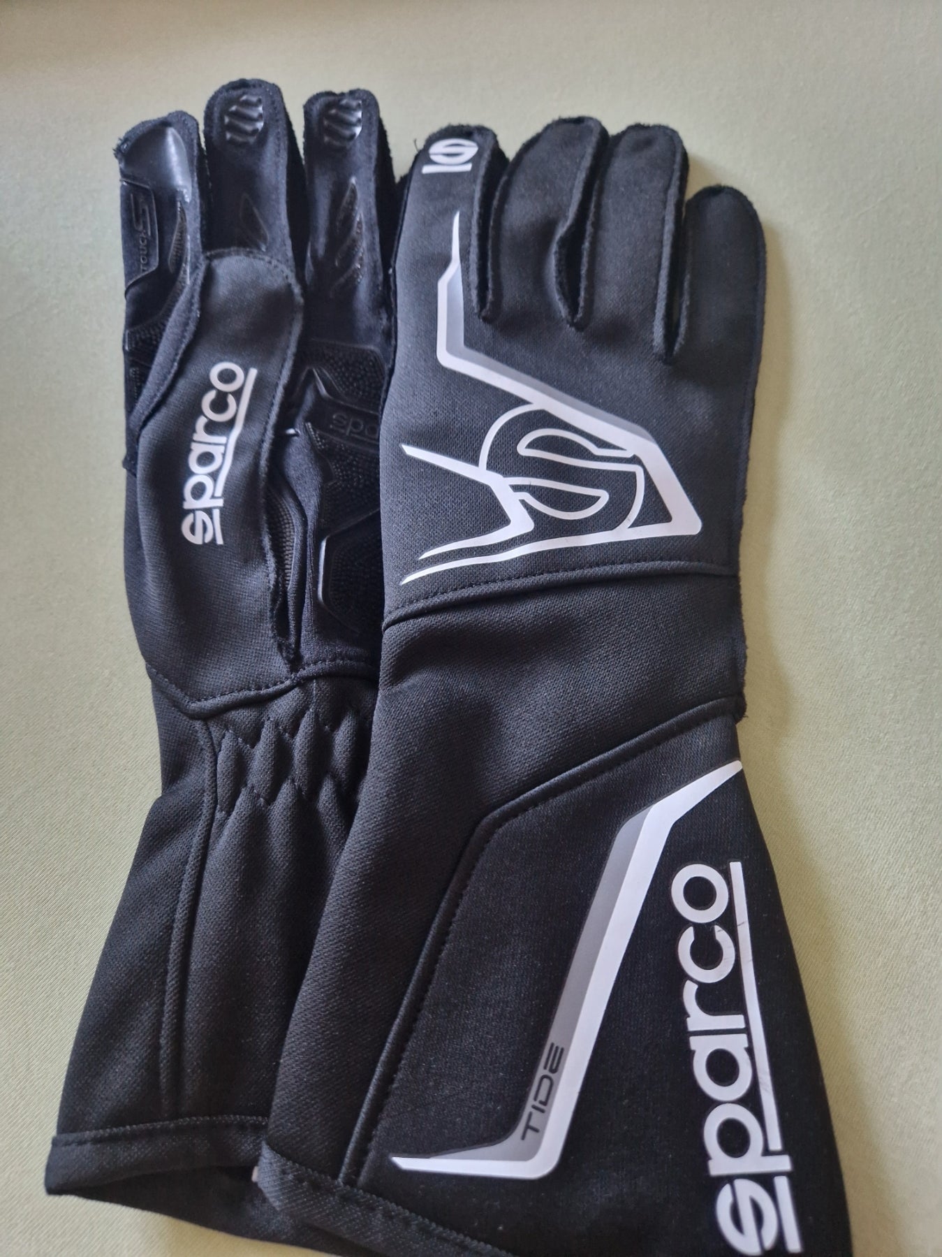 Rennhandschuh Sparco Tide K Handschuh Schwarz