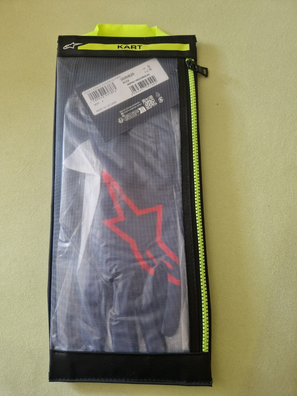 2026 Alpinestars Tech-1 K Race V2 Pure Handschuhe asphalt rot