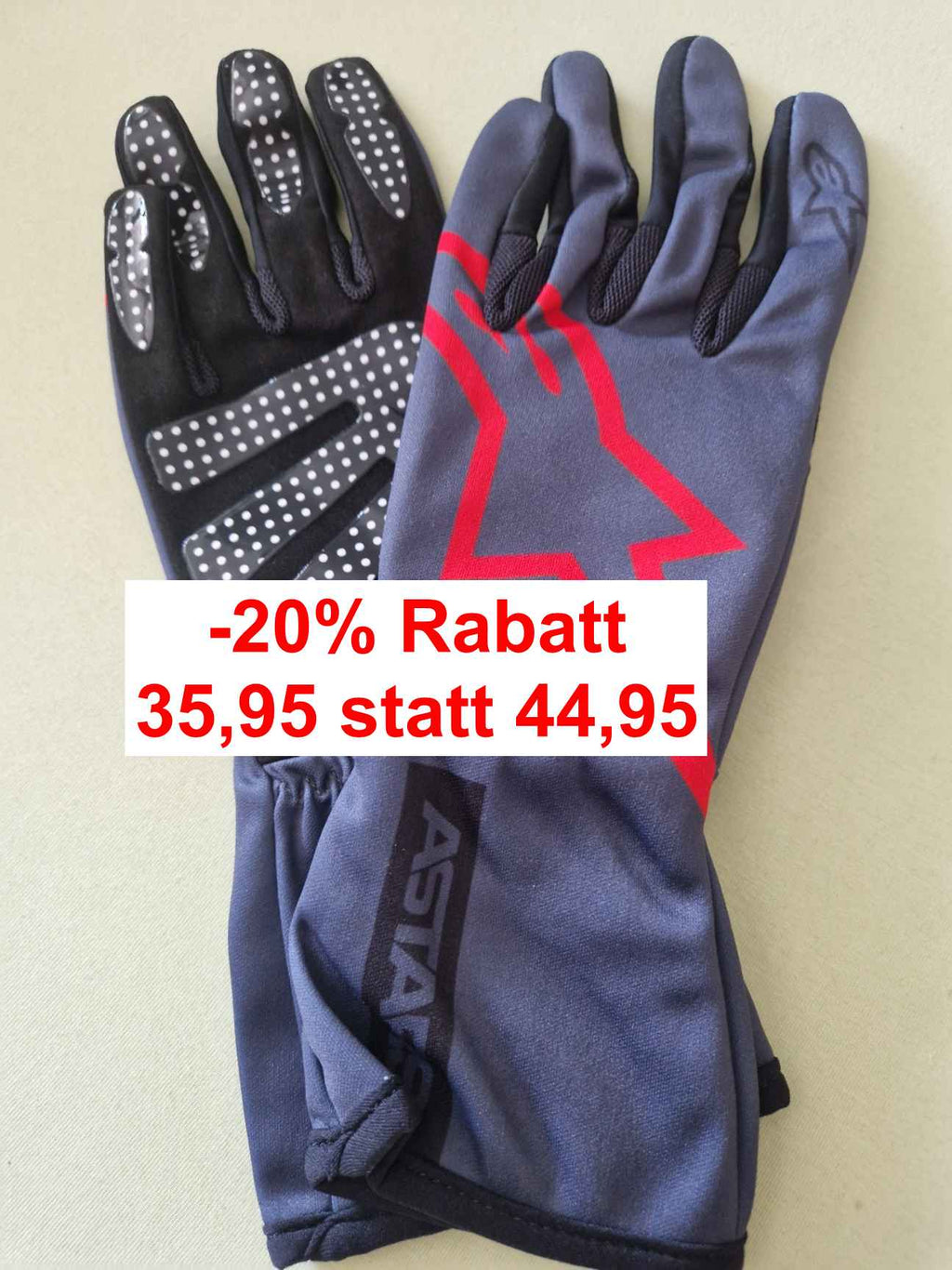 2026 Alpinestars Tech-1 K Race V2 Pure Handschuhe asphalt rot