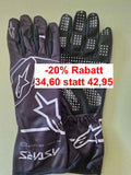 2022 Alpinestars Tech-1 K Race V2 Solid Handschuhe schw./weiß