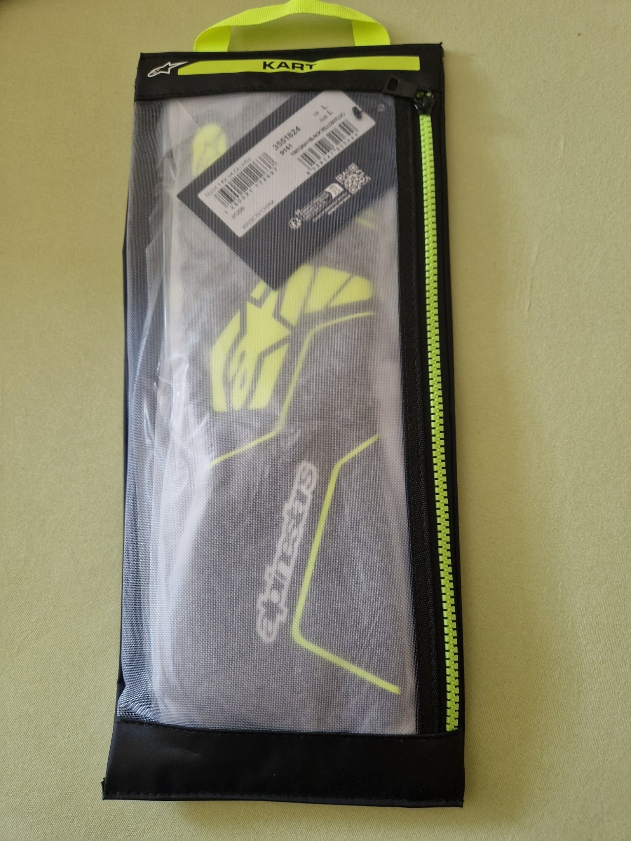 2025 Alpinestars Tech-1 KX V4 Handschuhe grau/schwarz/gelb fl Homologiert FIA 8877-2022