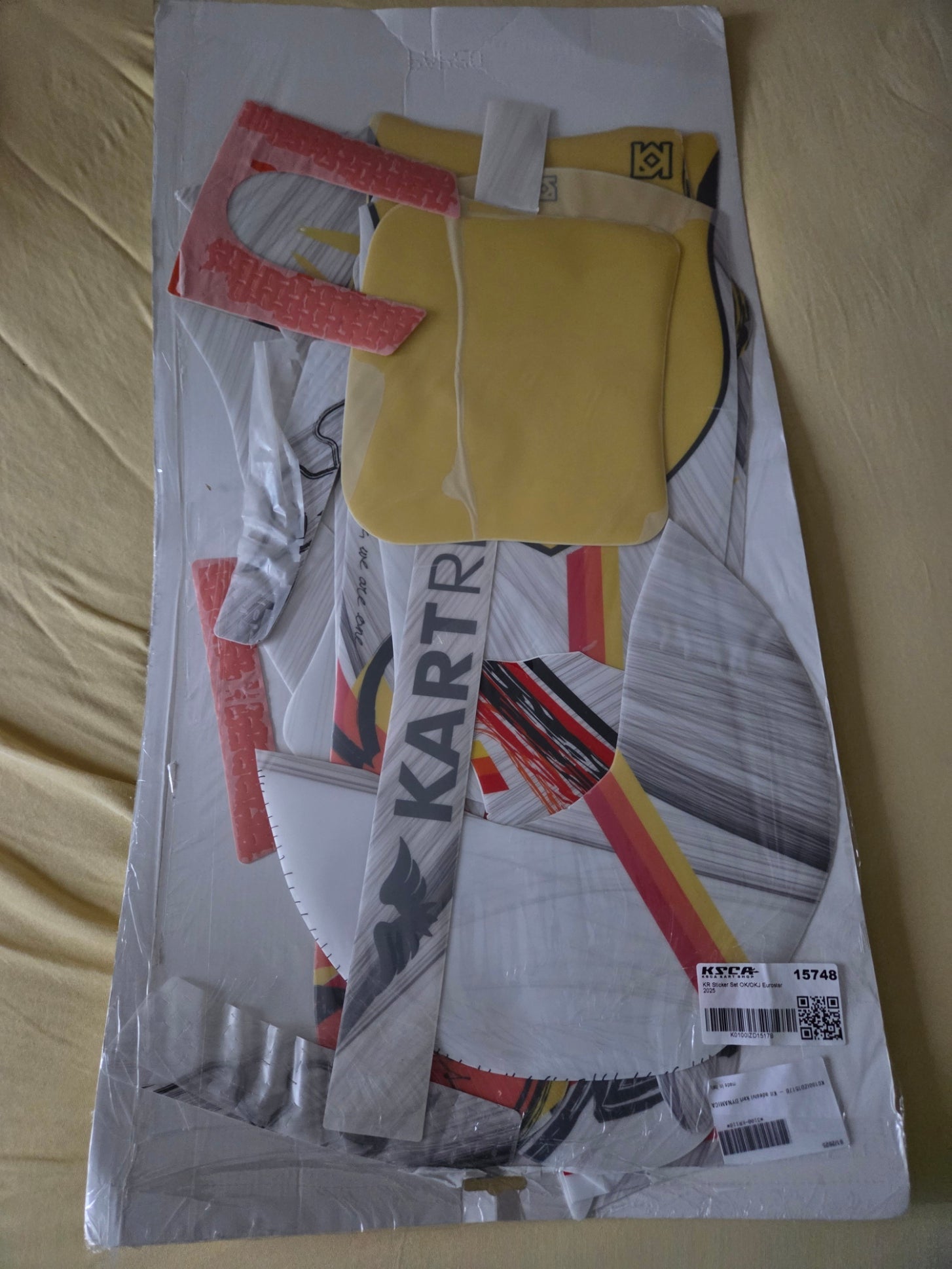 Kart Republick Stickersatzt 2025 komplett NEU KR Rennkart