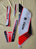 Kühlersticker für Rotax JUNIOR/SENIOR fl Rot