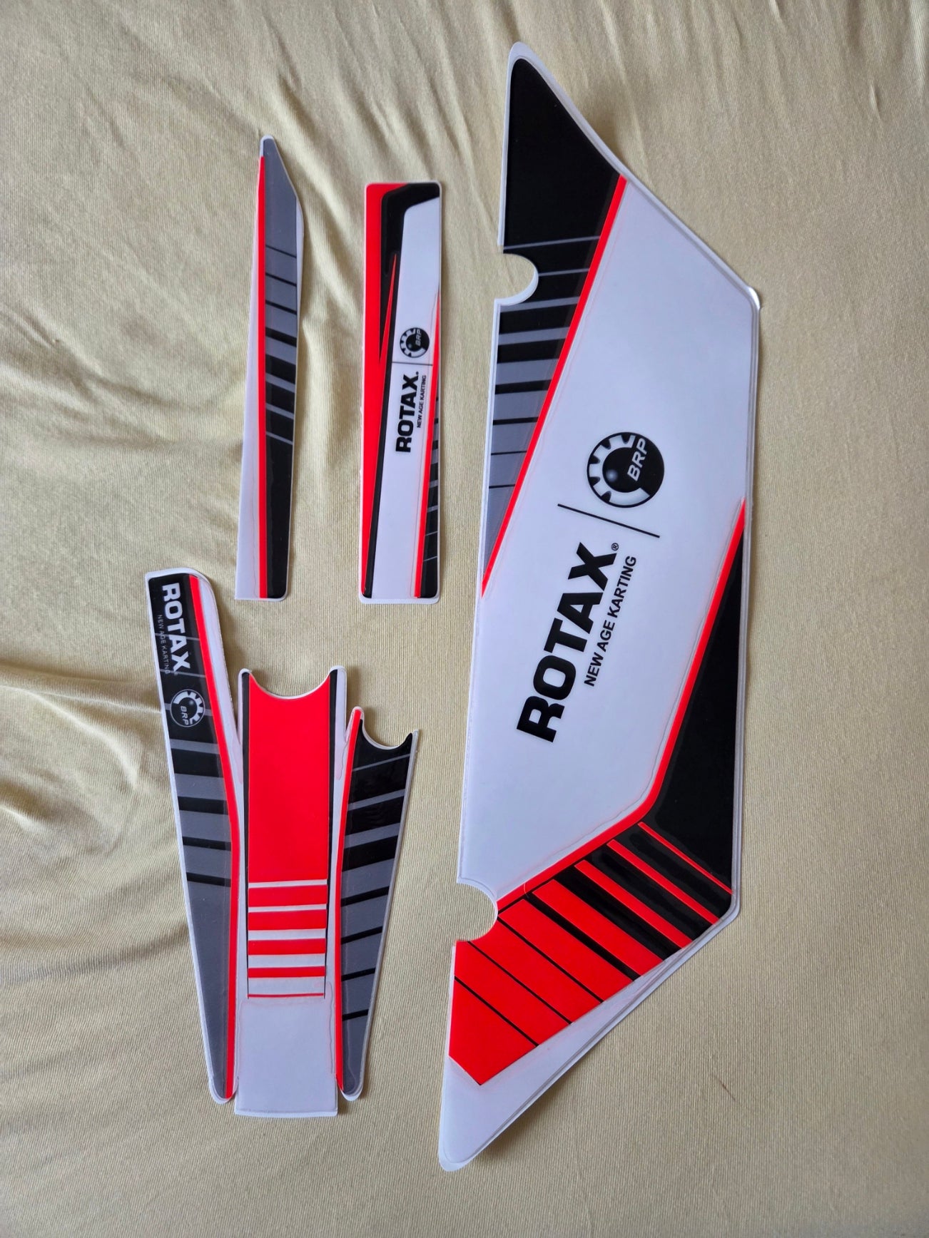 Kühlersticker für Rotax DD2 fl Rot