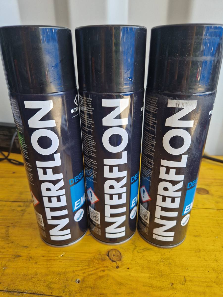 3Stk DOSEN im SET - Interflon Degreaser EM30+ (aerosol) Entfetter, Reiniger