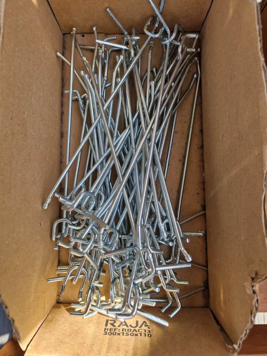 45 Stk im Set - Systemhacken 20cm lang für norm Lochregale