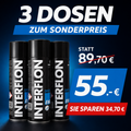 3Stk DOSEN im SET - Interflon Degreaser EM30+ (aerosol) Entfetter, Reiniger