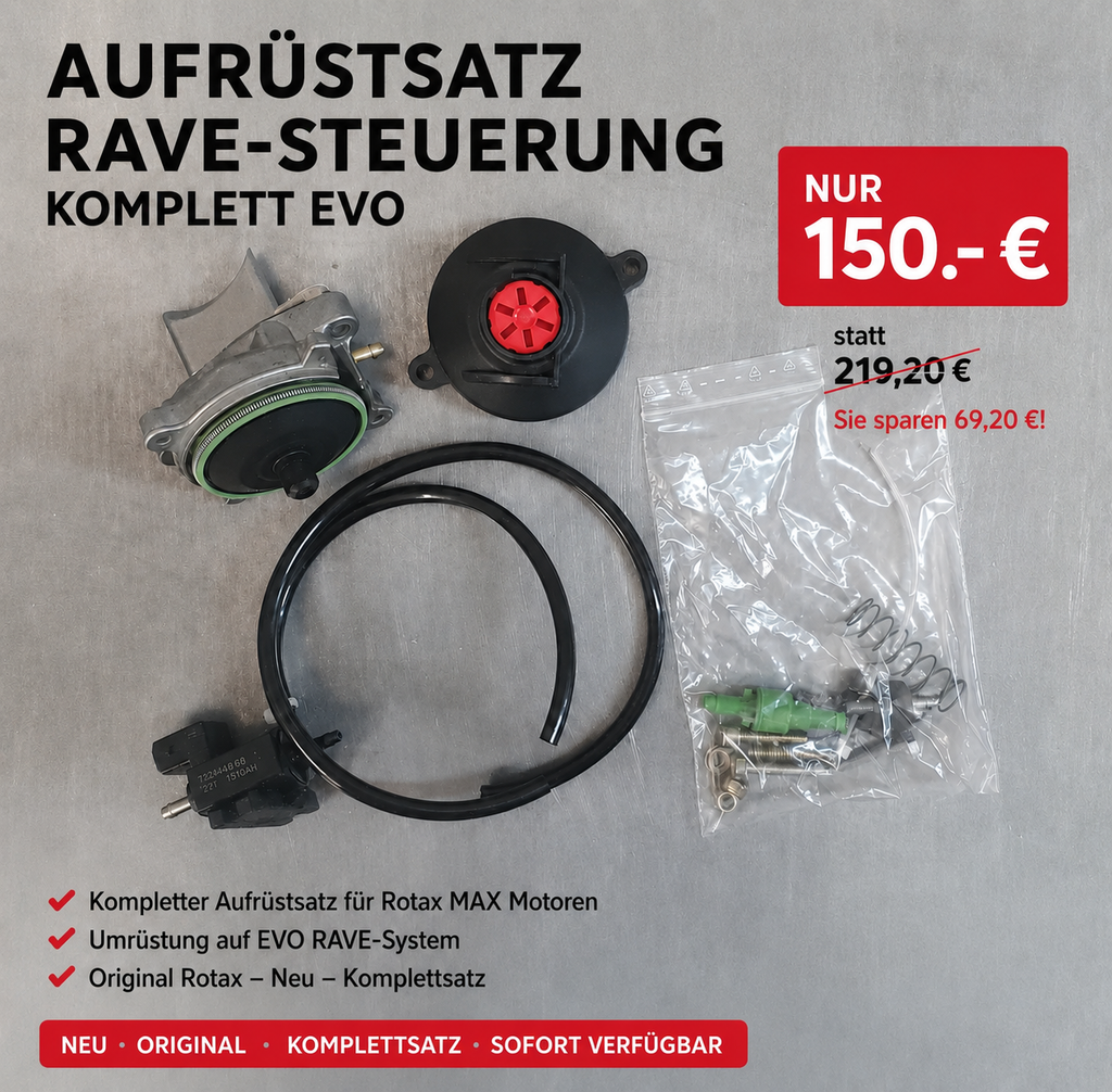 Rotax Aufrüstsatz Ravesteuerung komplett evo