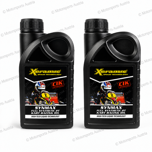 2 Stk. 1Liter Flaschen - Xeramic Synmax Fully Synthetic 2-Stroke Oil Rotax Öl