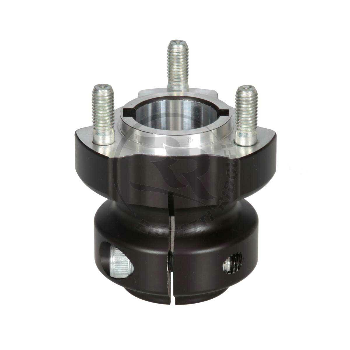 Radstern RR ALU hinten D30 L62 Keil 6/8mm Magnesium/Alu/Schwarz