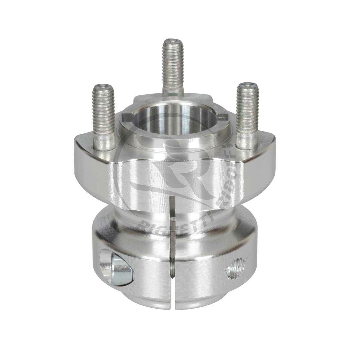 Radstern RR ALU hinten D30 L62 Keil 6/8mm Magnesium/Alu/Schwarz