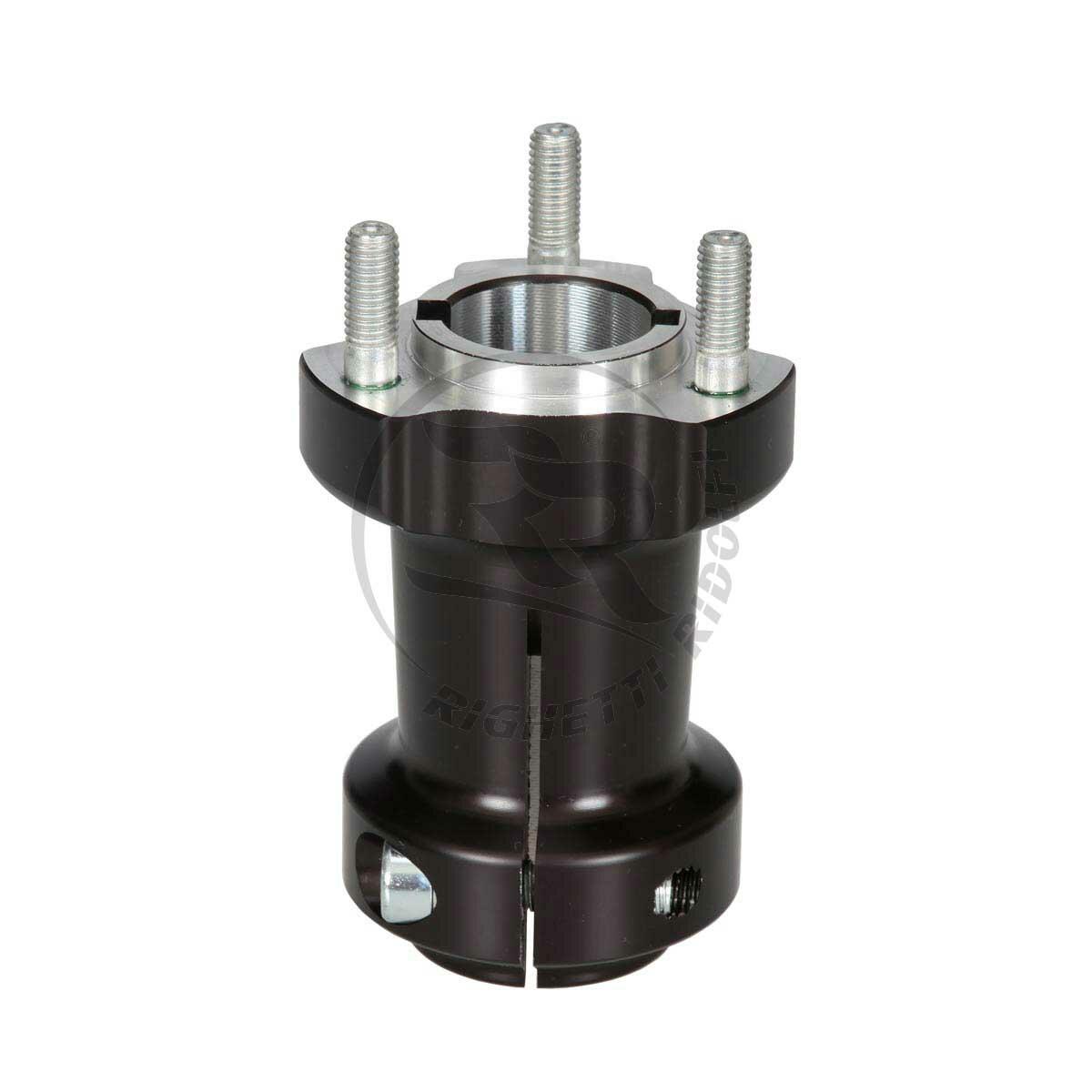 Radstern RR ALU hinten D30 L95 Keil 6/8mm Magnesium/Alu/Schwarz
