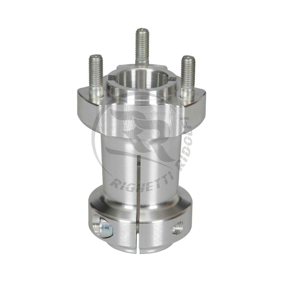 Radstern RR ALU hinten D30 L95 Keil 6/8mm Magnesium/Alu/Schwarz