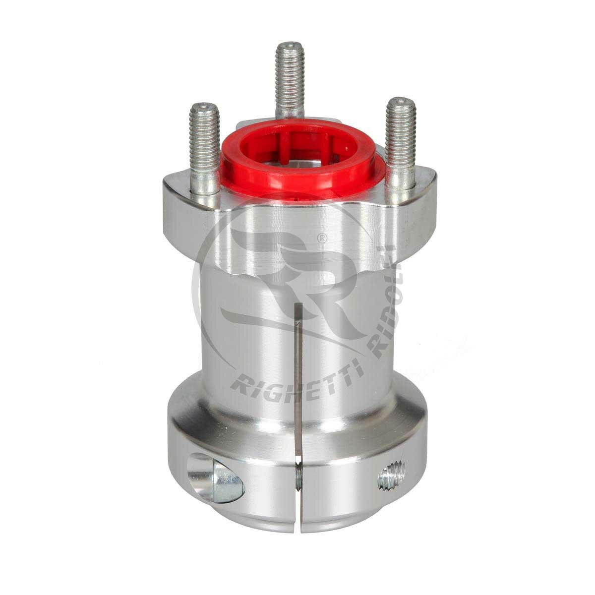 Radstern RR ALU hinten D40 L95 Keil 8mm Magnesium/Alu/Schwarz