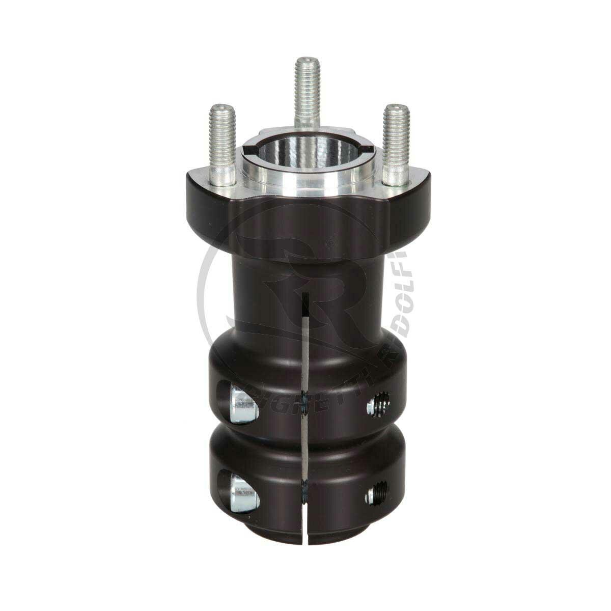 Radstern RR ALU hinten D30 L115 Keil 6/8mm Magnesium/Alu/Schwarz