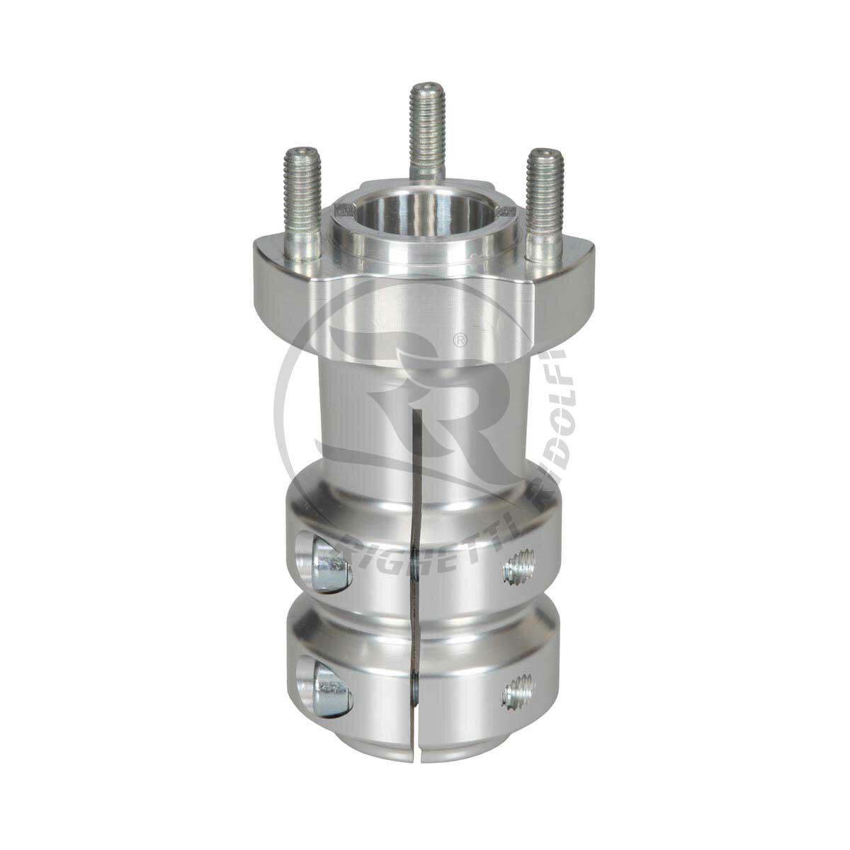 Radstern RR ALU hinten D30 L115 Keil 6/8mm Magnesium/Alu/Schwarz