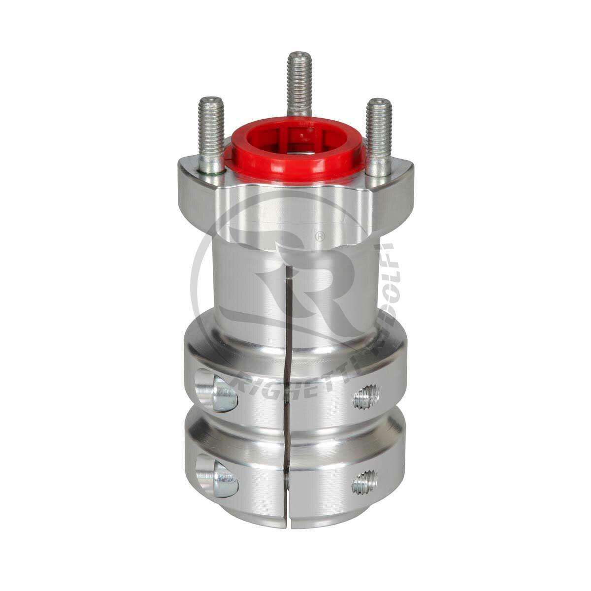 Radstern RR ALU hinten D40 L115 Keil 8mm Magnesium/Alu/Schwarz
