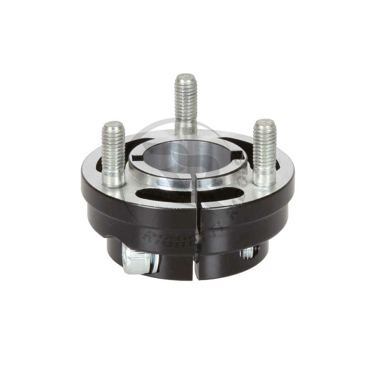 Radstern RR ALU hinten D30 L35 Keil 6/8mm Magnesium/Alu/Schwarz