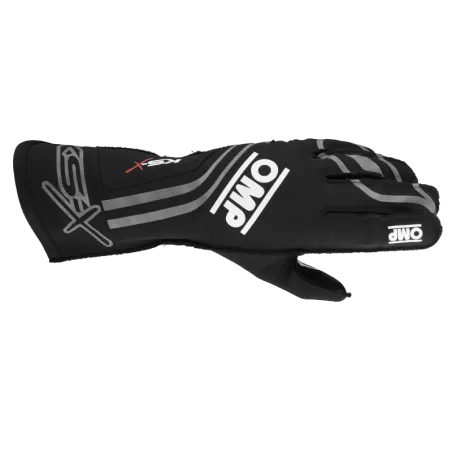 OMP KS-X Rennhandschuh schwarz FIA Homologiert